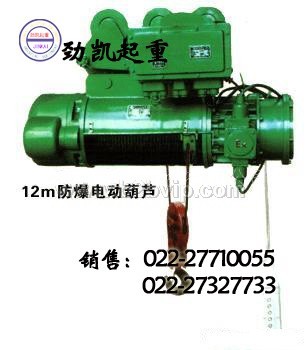 0.5t防爆电动葫芦 带电动小车