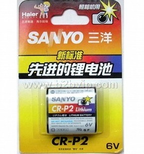 SANYO三洋CR-P2锂电池