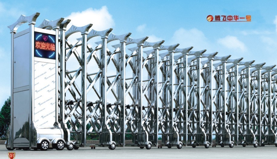 湖南电动伸缩门厂家，湖南伸缩门价格，长沙电动伸缩门厂