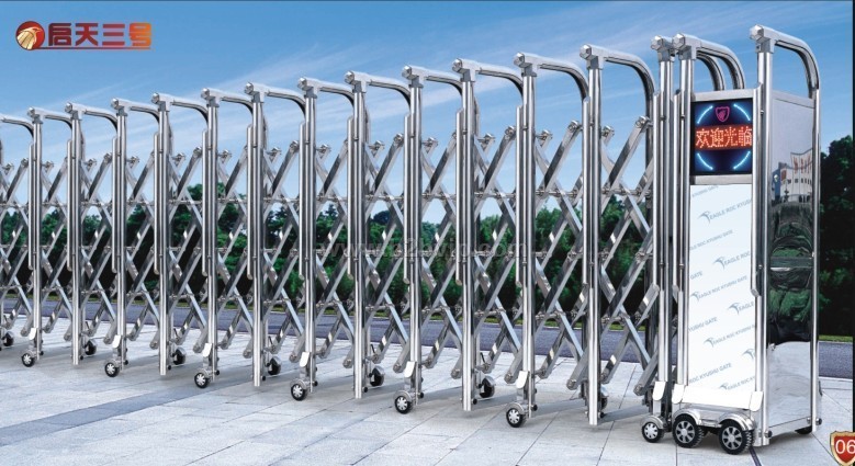 “河北不锈钢伸缩门”河北伸缩门厂家|河北最便宜的伸缩门