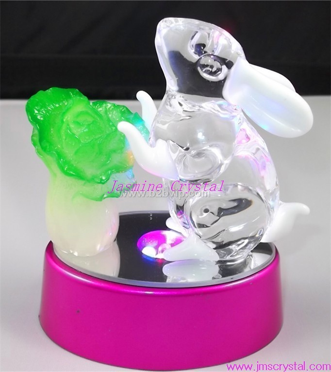 水晶兔子，水晶兔年礼品，2011年礼品