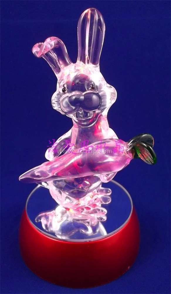 水晶兔子，水晶兔年礼品，2011年礼品