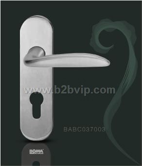 特价：博玛铝面板执手门锁，机械门锁，室内门锁