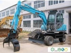 劲工新源轮式小型360度挖掘机.
