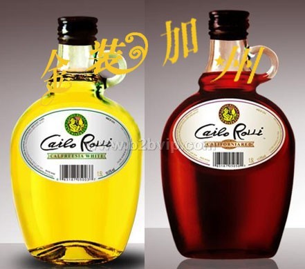 美国加州葡萄酒供应1.5L大肚瓶葡萄酒批发