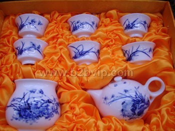景德镇陶瓷茶具▎景德镇纯手绘茶具