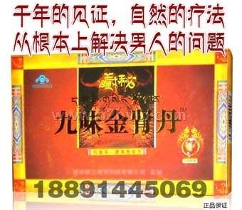 藏秘九味金肾丹