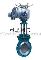 产品名称：&nbsp;&nbsp;电动对夹式刀型闸阀