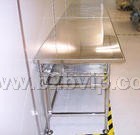 加工不锈钢制品，钛航加工不锈钢展示台镀玫瑰金