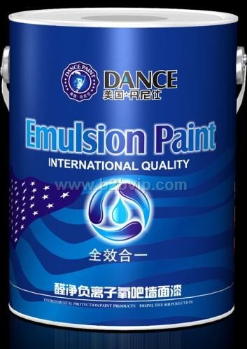 中国著名品牌涂料美国丹尼仕醛净负离子氧吧墙面漆（全效合一）