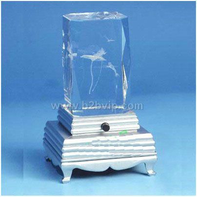 水晶中秋礼品，灯座