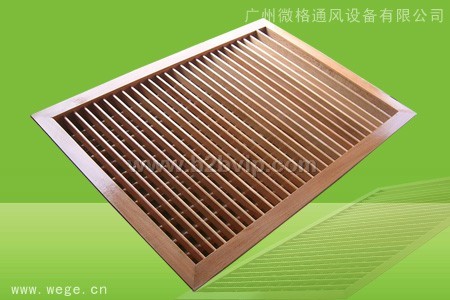 柚木双层百叶风口，柚木风口