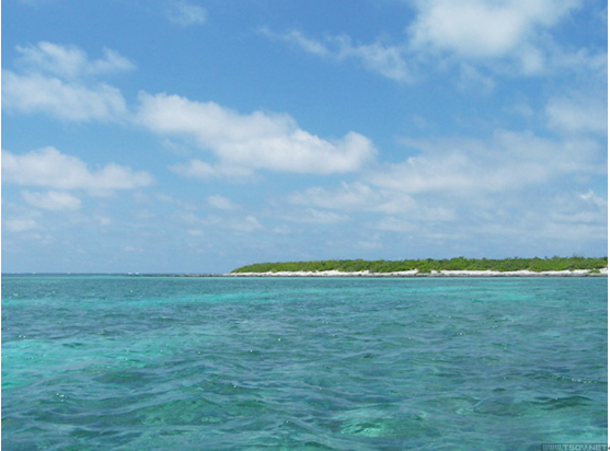 南中国海西沙珊瑚岛海域
