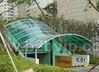 湖南长沙株洲衡阳郴州湘潭常德PC耐力板阳光板雨棚车棚遮阳棚不锈钢工程