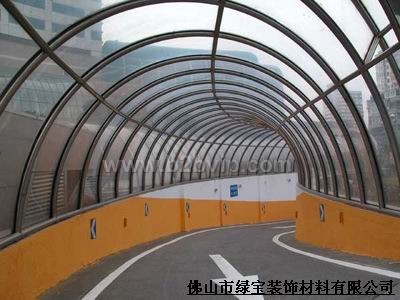 湖北武汉宜昌荆州黄冈黄石PC耐力板阳光板雨棚工程