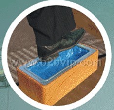 供应步步洁自动语音鞋套机