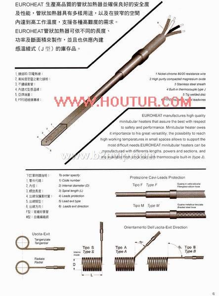 代理EUROHEAT热流道加热圈