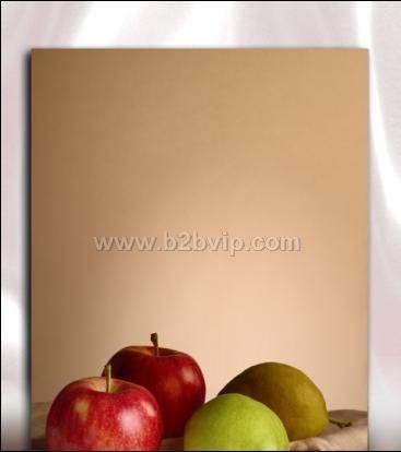 供应彩色不锈钢古铜色镜面板