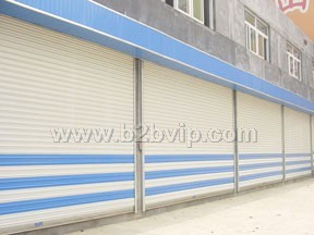 彩钢卷闸门