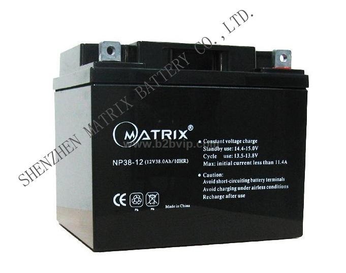 UPS不间断电源电池12V38Ah消防电源电池，直流屏电源电池，太阳能电池