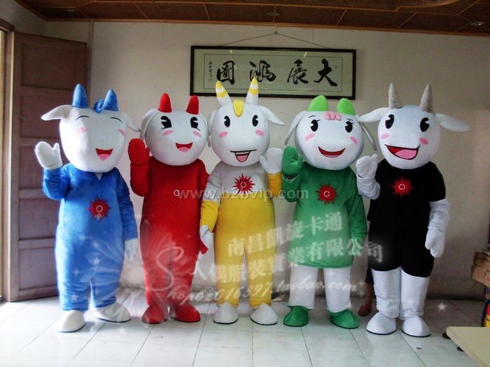 供应广东上海五羊/山东上海行走人偶服装