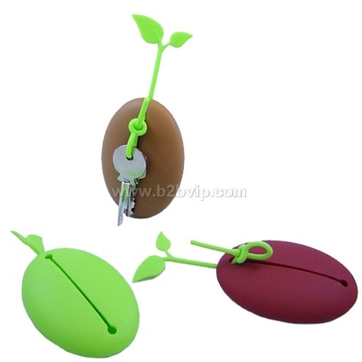 创意家居新奇特趣味咖啡豆钥匙包&nbsp;钥匙扣&nbsp;卡通钥匙袋（简装多色）