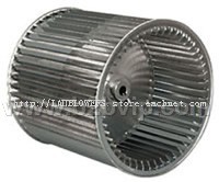 不锈钢双进风多翼式离心空调风机叶轮