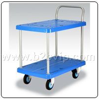 静音手推车PLA150Y-T2（二层车板式）