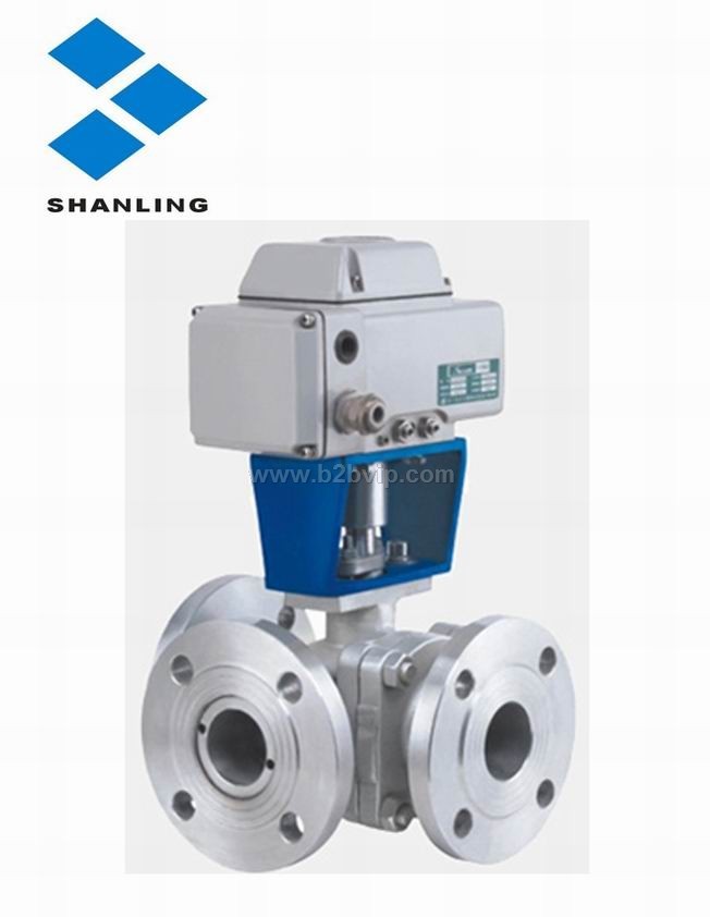 ZKRQR系列电动O形三通球阀