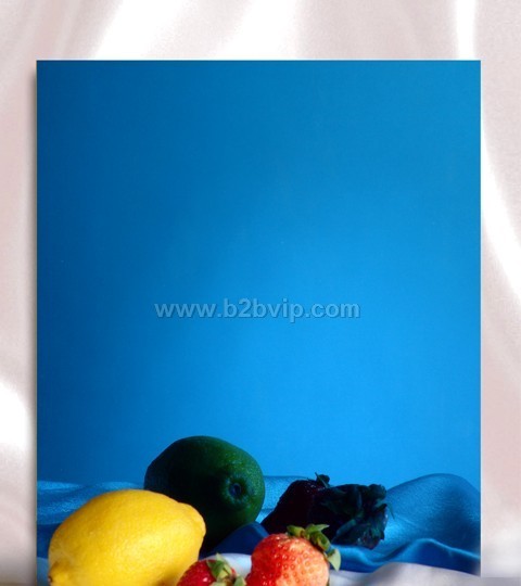 不锈钢宝石蓝镜面板