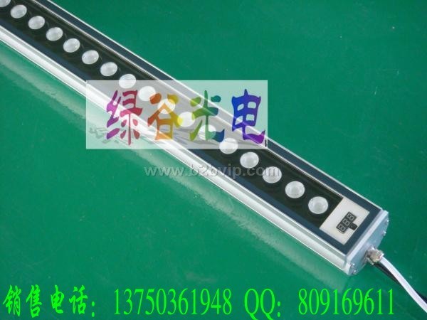 DMX512数码显示洗墙灯，LED洗墙灯，七彩洗墙灯