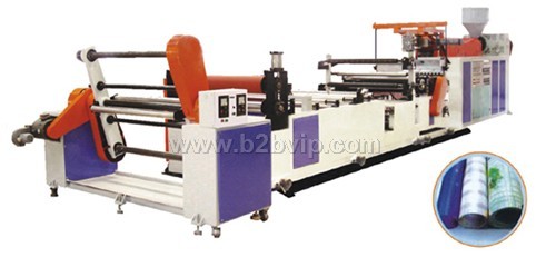 BOPP彩膜与PP片挤出贴合机