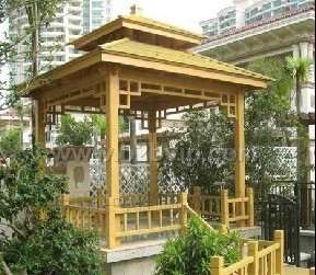 防腐木凉亭
