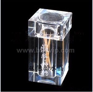 水晶牙签盒,水晶保健品盒,水晶装饰品,水晶工艺礼品