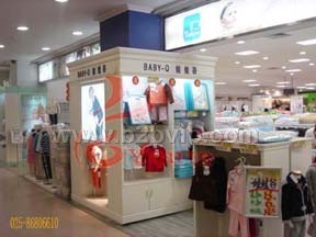 柜台，高背，店中店、专卖店，服装形象展示包柱