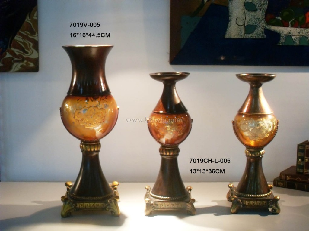 家居饰品 陶瓷工艺品 树脂工艺品 烛台 珠宝盒 花瓶 装饰盘 纸巾盒&
