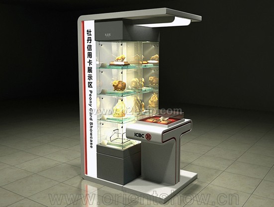 金融行业营业厅精品展柜  ICBC-工商银行精品展柜