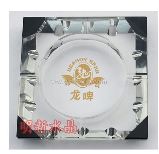 水晶烟灰缸，水晶办公用品，会议礼品，庆典纪念品，水晶装饰品