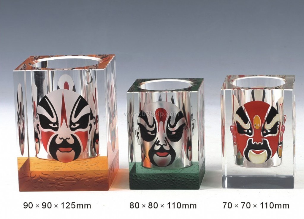 供应水晶笔筒，水晶办公礼品，水晶办公笔筒定做批发，水晶礼品