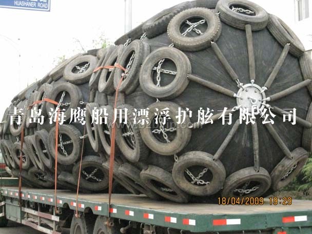 漂浮式充气橡胶护舷---网络式