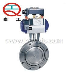 气动高真空蝶阀/气动真空蝶阀/GIQ型气动高真空蝶阀