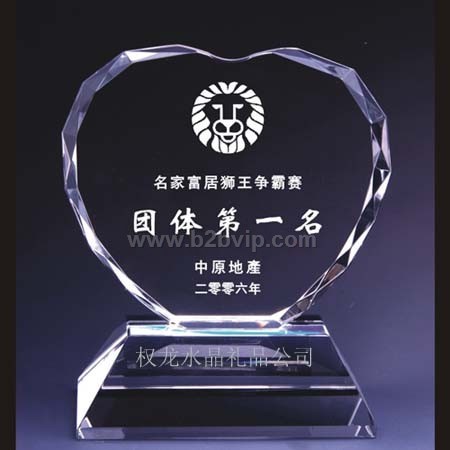 水晶商务纪念礼品,水晶奖杯奖牌,水晶办公摆件礼品