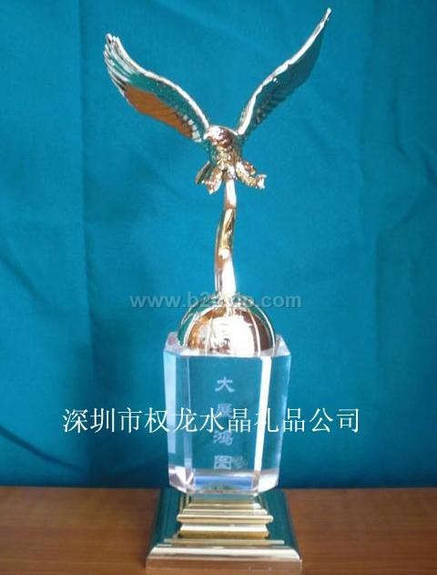 水晶奖杯奖牌,水晶金属商务纪念礼品,水晶赠送礼品