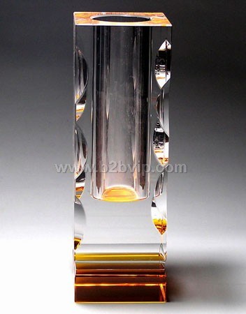 水晶花瓶|高档水晶广告促销礼品|温州水晶|平阳水晶工艺品