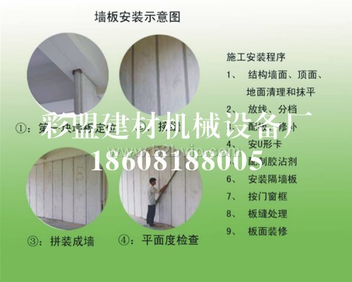 彩盟GRC墙板设备轻质环保国家专利