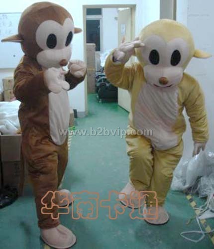 供应卡通跳跳猴|卡通表演服装|卡通行走人偶|卡通人偶