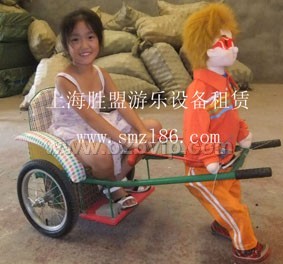 儿童玩具租赁充气产品出租室内玩具组合电动机器人黄包车小洋人