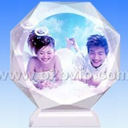 水晶白坯，水晶白胚，水晶彩像，水晶彩像技术