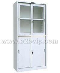 上玻下铁移门柜