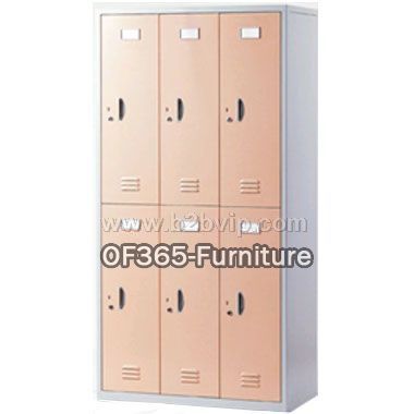 上海办公家具-办公家具-文件柜-更衣柜-六人更衣柜
